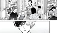 Sakura witnessing Akari at the food court (Image via Nii Satoru/Kodansha)